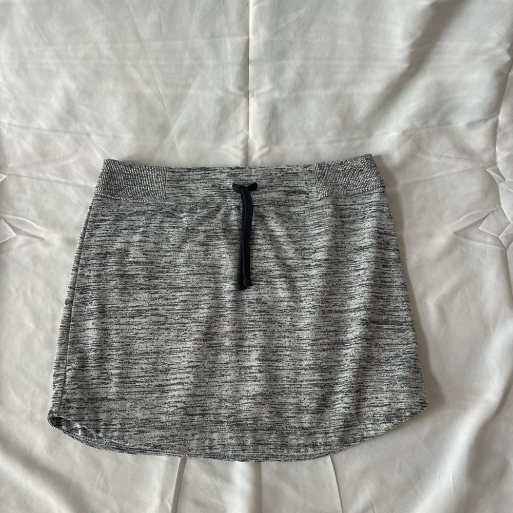 Athleta Downplay Drawstring Zip Pocket Heather Gr… - image 2